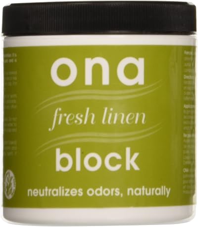 Gloria Ona Block Fresh Linen 6 Ounce Odor Control Solid