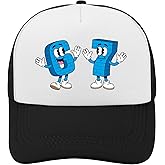 Six Seven Meme Mason 67 Ice Cream Drip Hats for Mens Vintage Washed Distressed