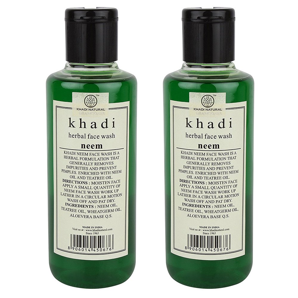 khadi neem face wash