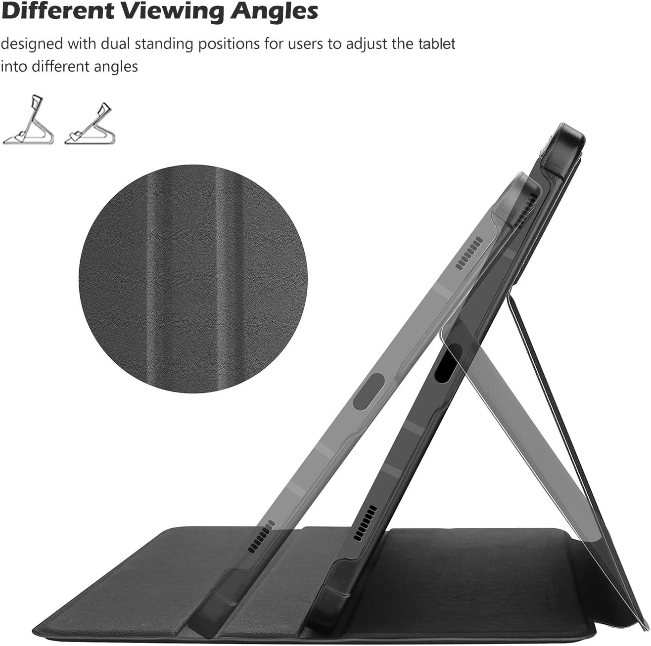 ProCase Case for Samsung Galaxy Tab S8 Plus 2022/ Tab S7 Fe 2021/ Tab S7 Plus 2020 with Pen Holder - Image 3