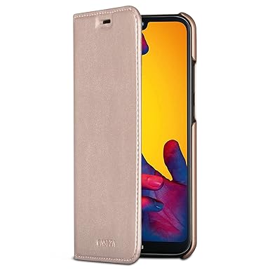 Huawei P20 Lite Flip Case Rose Gold Pu Leather Amazon Co Uk
