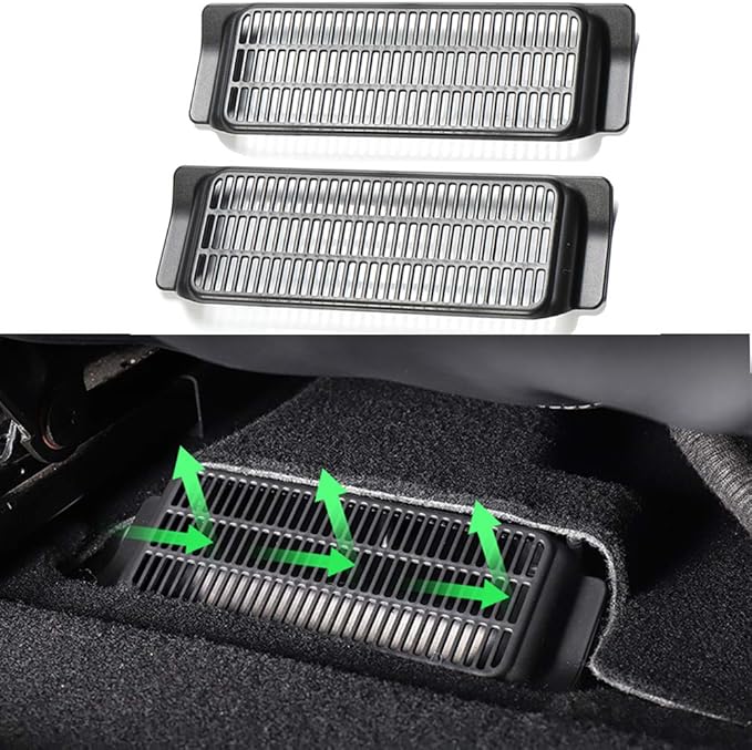 Tesla Model 3 Backseat Air Vent Cover Air Flow Vent Grille Protection