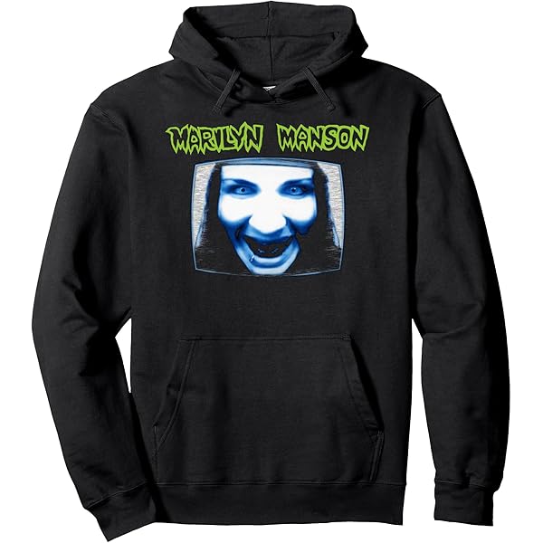 Amazon.com: Marilyn Manson Chaos Cross Pullover Hoodie : Clothing