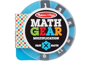Melissa & Doug Children’s Book - Math Gear Multiplication Fast Facts Interactive Board Book