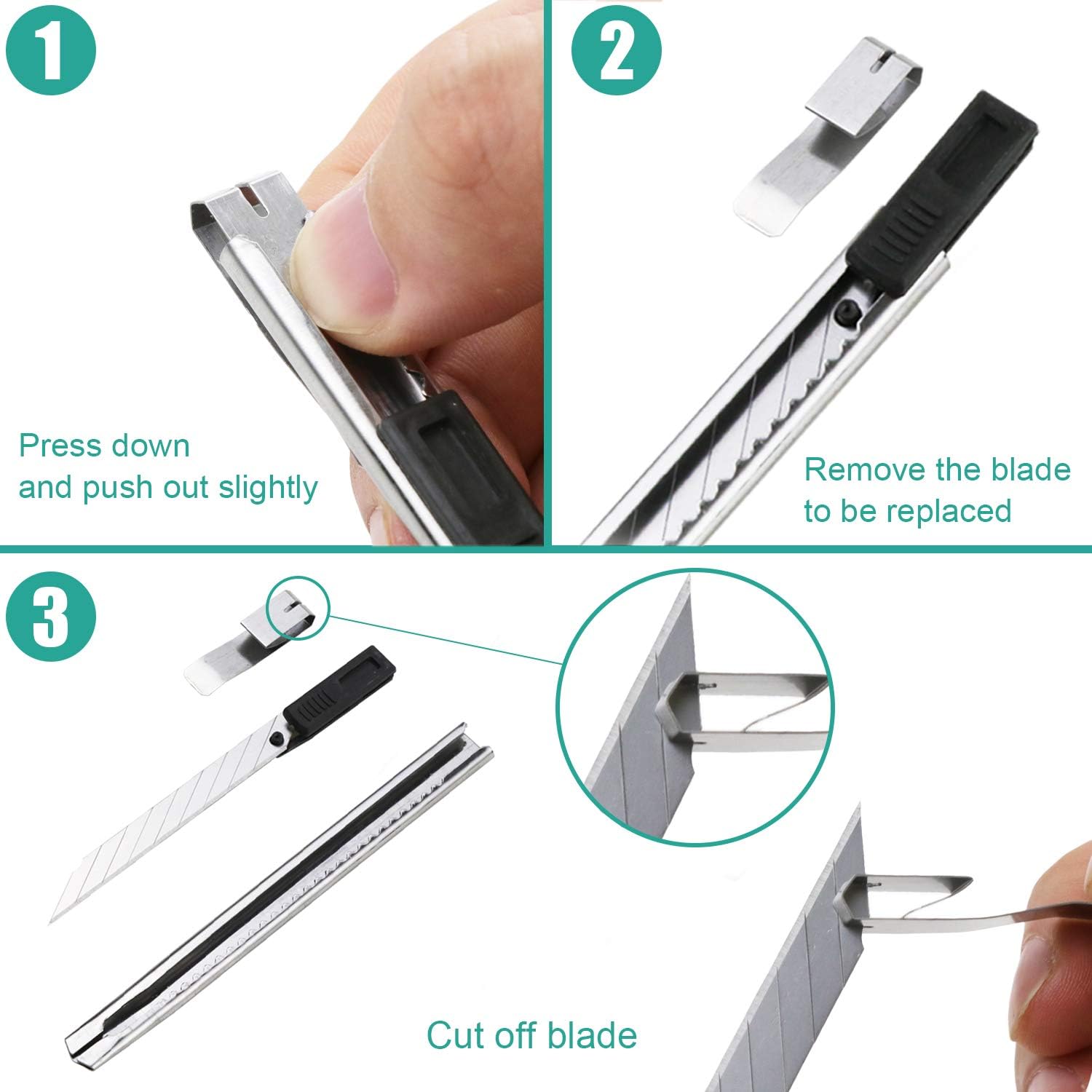 105 PCS Precision Carving Craft Hobby Knife Kit Includes 92 PCS Carving Blades with 2 Handles, 11 PCS SK5 Art Blades with 1 Handles, Cutting Board, Steel Rule for DIY Art Work Cutting, Hobby, Scrapbook : Office Products
