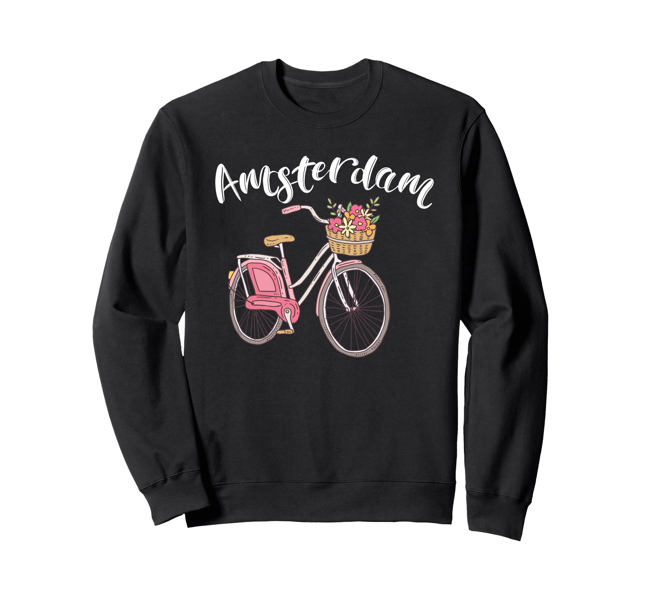 Amsterdam Bicycle City Retro Cycling Sweatshirt