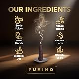 Fumino Coco Cinnamon Incense Cones 15 Pack for Relaxation & Meditation view 8