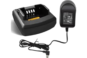 KOKORASA CP110 Rapid Charger RLN6332A for Motorola RDU4100 RDM2070D RDV5100 RDU2020 RDU2080D RDV2020 RDV2080D RDM2080 RDU4160D Walkie Talkie Charger RLN6175 RLN6304