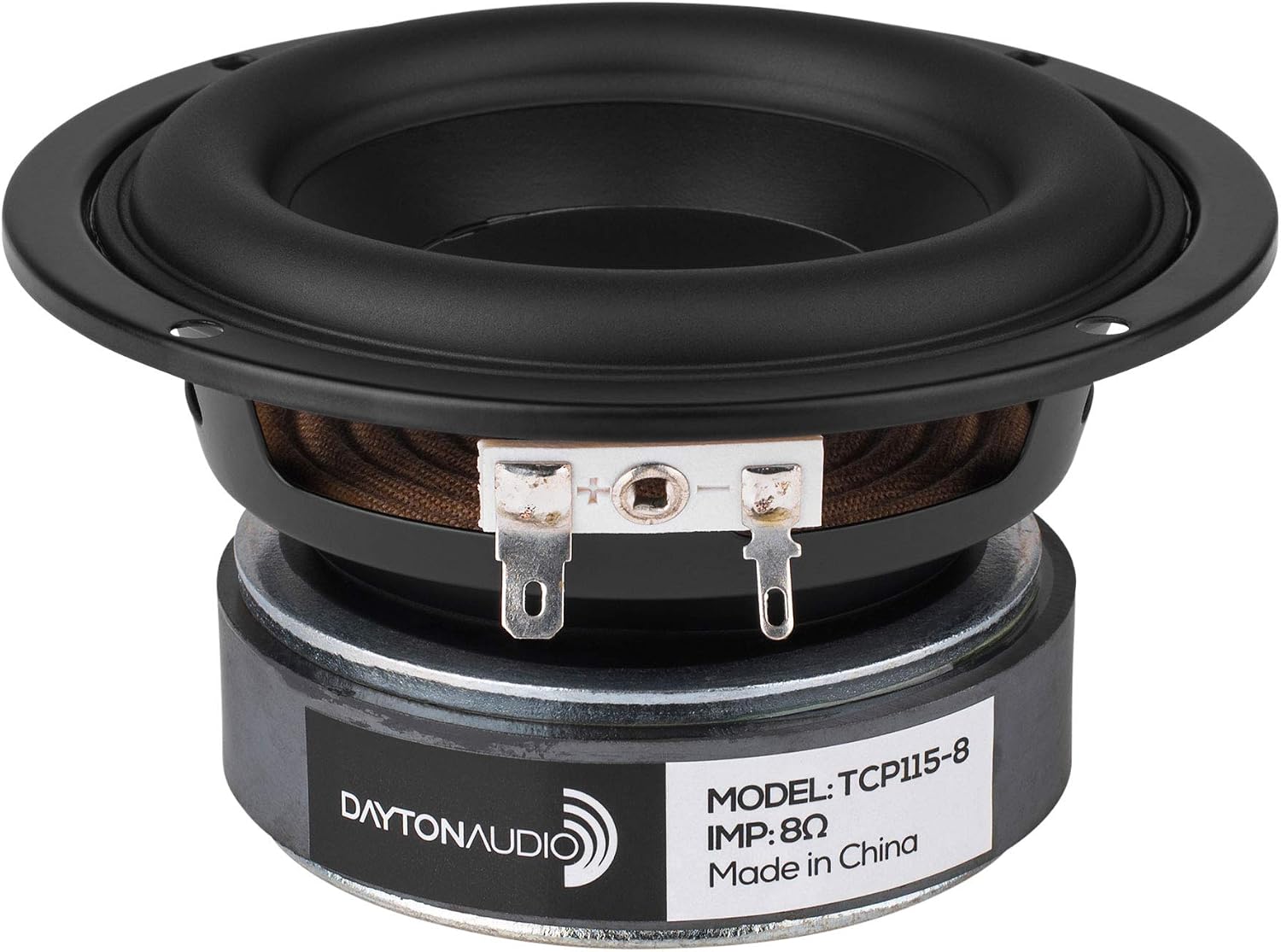DAYTONAUDIO TCP115-8 4" Treated Paper Cone Woofer, black