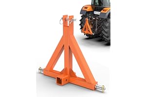 Sulythw 3 Point 2 Inch Trailer Hitch Receiver Heavy Duty Tractor Drawbar Quick Hitch Category 1 Compatible with BX, Kubota, J