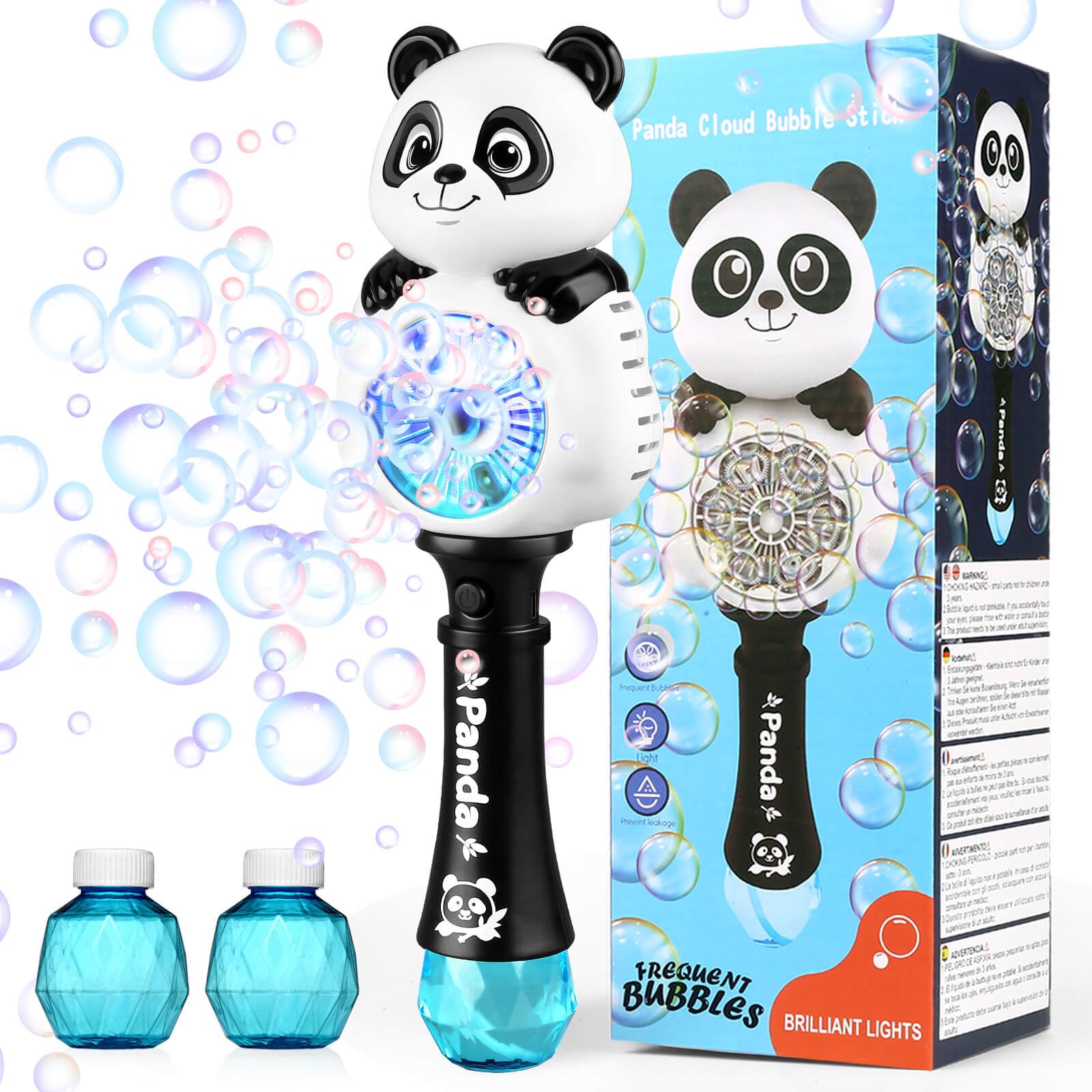 View 1 of **UNTESTED**
Britik Bubble Wands for Kids Ages 4-8 Years Old: Light Up Bubble Machine Bubble Wand for Parties Outside Toys for Toddlers 3-5 Automatic Bubble Machine Rechargeable Gifts for 3 + Year Old Girl Boy