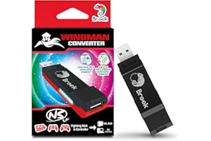 Brook Wingman NS Lite Converter - Wireless Controller Adapter for NS Consoles, and PC, Supports Remap, Macro and Adjustable T