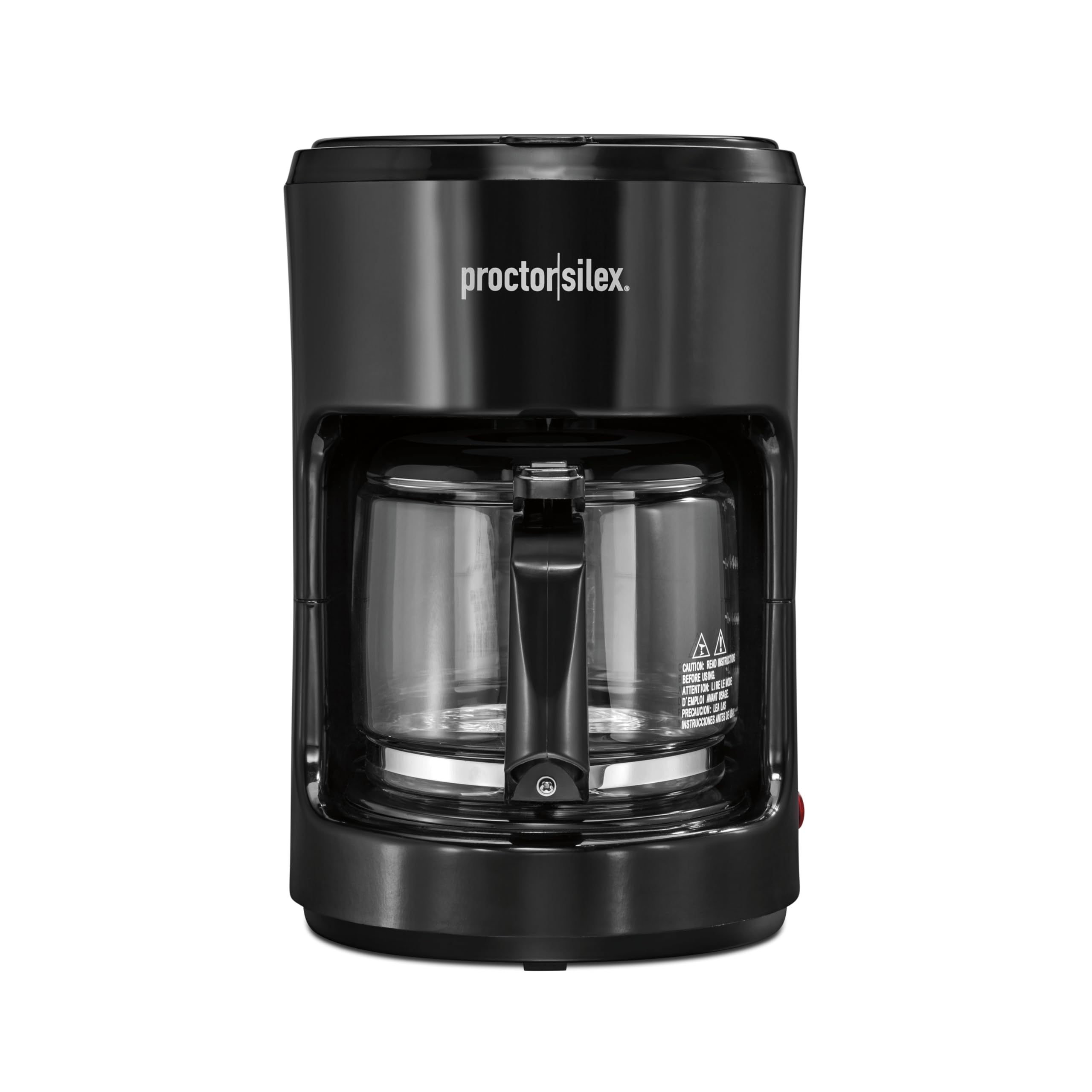 Photo 1 of Proctor Silex 10-Cup Coffee Maker, Works with Smart Plugs That Are Compatible with Alexa, Auto Pause and Serve, Black (48351PS)