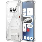 JETech Case for Nothing Phone 2a/2a Plus, Anti-Yellowing, Clear | Shockproof Protection, Scratch Resistant Hard PC Back, Durable Transparent TPU Bumper