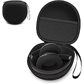Headphone Headset Case for Folding Headphone, Black | Compatible with BERIBES/TOZO/KVIDIO/Beats/Soundcore Anker Noise Cancelling Over-Ear Headphones