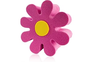 YTFRL Daisy Car Antenna Topper, EVA Foam Lovely Flower Antenna Decoration Auto Mirror Dangler, Vehicle Roof Toppers Cute Daisy Aerial Ball Dashboard Accessory for Cars Trucks SUVs (Rose Red)
