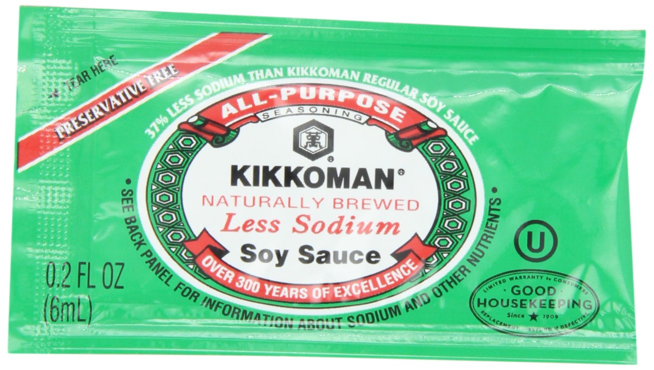 Kikkoman Soy Sauce Packets, 500count Grocery & Gourmet Food