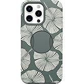 OtterBox iPhone 15 Pro MAX (Only) OtterGrip Symmetry Series Case - Island Getaway (Green), Built-in Grip, Sleek case, Snaps to MagSafe, Raised Edges Protect Camera & Screen