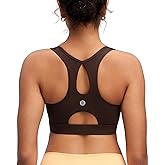 RUNNING GIRL Sports Bras for Women High Support,Racerback Molded Cup Sports Bra with Sewn in Pads Workout Running Bra