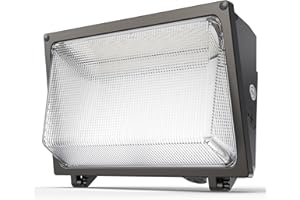 Litezone LED Wall Pack Light: 120W 18000LM Glass Lens Wall Pack Lights Outdoor LED,LED Wall Pack Daylight 5000K for Yard Parking Lot Barn Warehouse UL Listed
