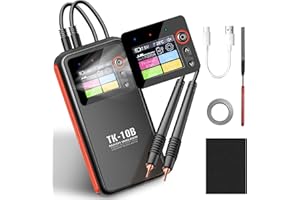 OFEACE Battery Spot Welder, 99 Gears Portable Adjustable Battery Welder, Smart Dual Pulse Spot Welder with TFT LC Screen, Mini Spot Welding 0.1MM-0.25MM for Mobile Phone Battery Repair, Nickel Strip, Battery