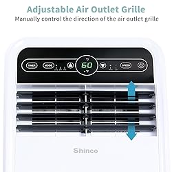 Shinco 8,000 BTU Portable Air Conditioner, Portable
