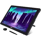 HUION KAMVAS 22 Drawing Tablet with Screen 120% sRGB PW517 Battery-Free Stylus Adjustable Stand, 21.5inch Pen Display for Win