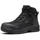KEEN Utility Men's Skokie Hiker Style Mid Height Composite Toe 90 Degree Waterproof Work Boots