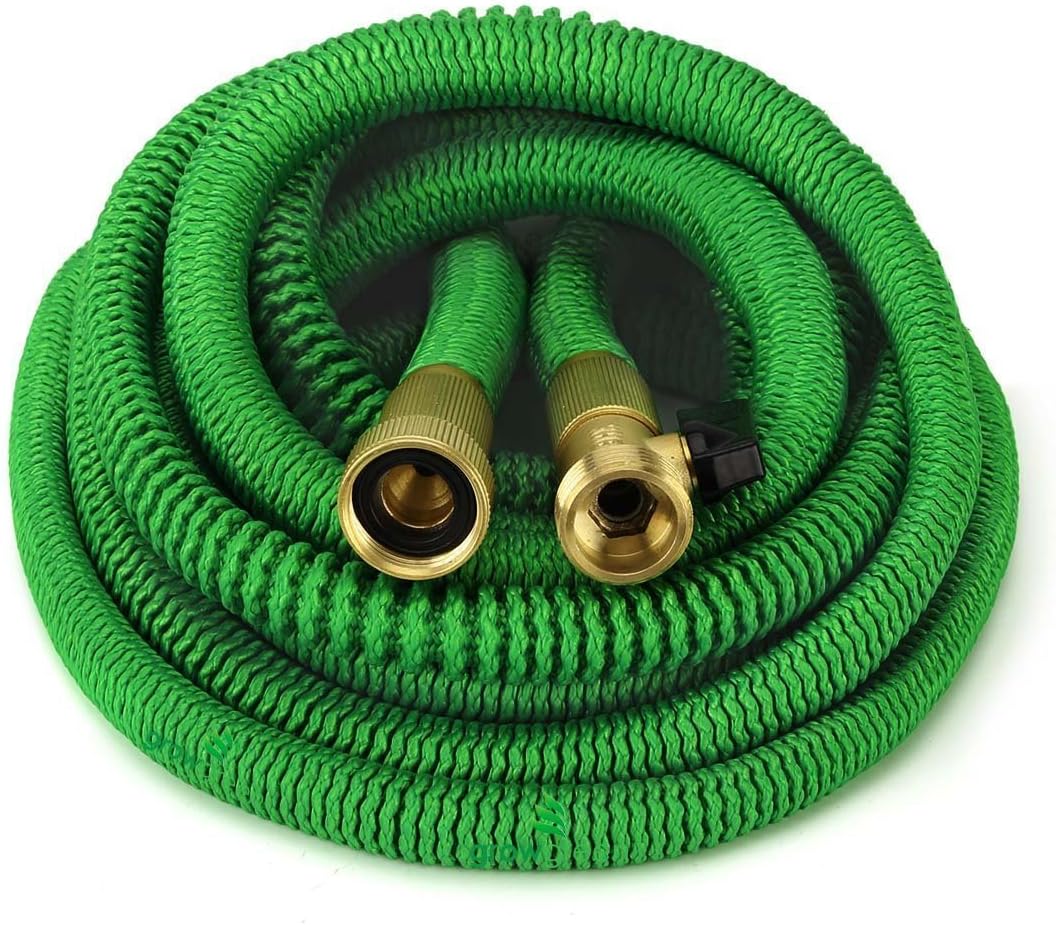 GrowGreen Garden Hose 100 Feet Expandable Hose with All Brass