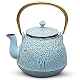 Tea Kettle, TOPTIER Japanese Cast Iron Tea Kettle