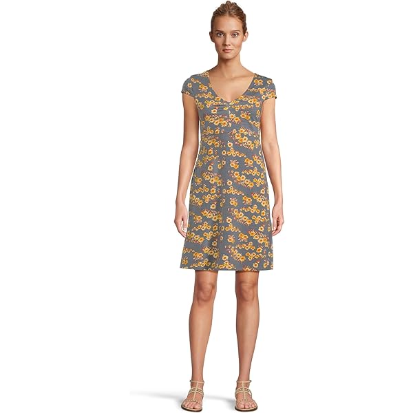 レディースウェア Dahlia DAHLIA dress with floral print and short sleeves brand GUESS