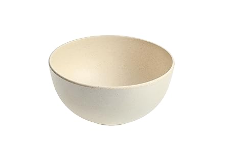 Schale aus Bambus. Biologisch Abbaubar 140 gr 600 ml eco-friendly 7.5 cm x 15 cm Durchmesser ocp-bamb-d ideal für Picknick od