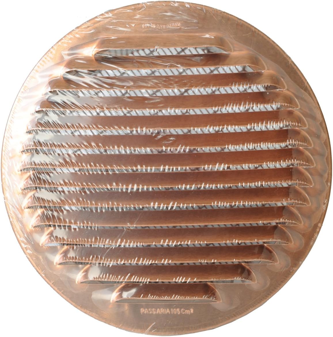 La Ventilazione GTRP150R Round Ventilation Grille for Installation Copper Diameter 175 mm, Copper Coloured, ø 175 mm - Image 4
