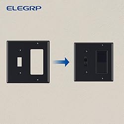ELEGRP 2-Gang 1-Toggle Light Switch