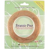 Studio Pro 1/4-Inch Black Lined Copper Foil