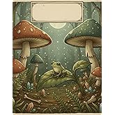 Goblincore Composition Notebook: Aesthetic Nature Journal | 160 Lined Pages | Cottagecore & Forestcore Style Notebook for Notes, Sketches, and Daily Writing