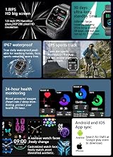 I0I&I0I Smart Watch Bluetooth Call Music Heart Rate Blood Pressure Outdoor view 3