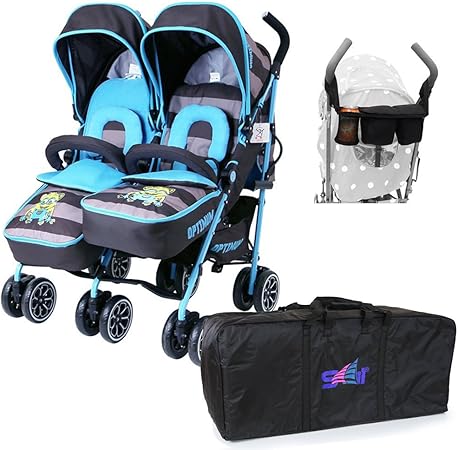 isafe optimum double stroller