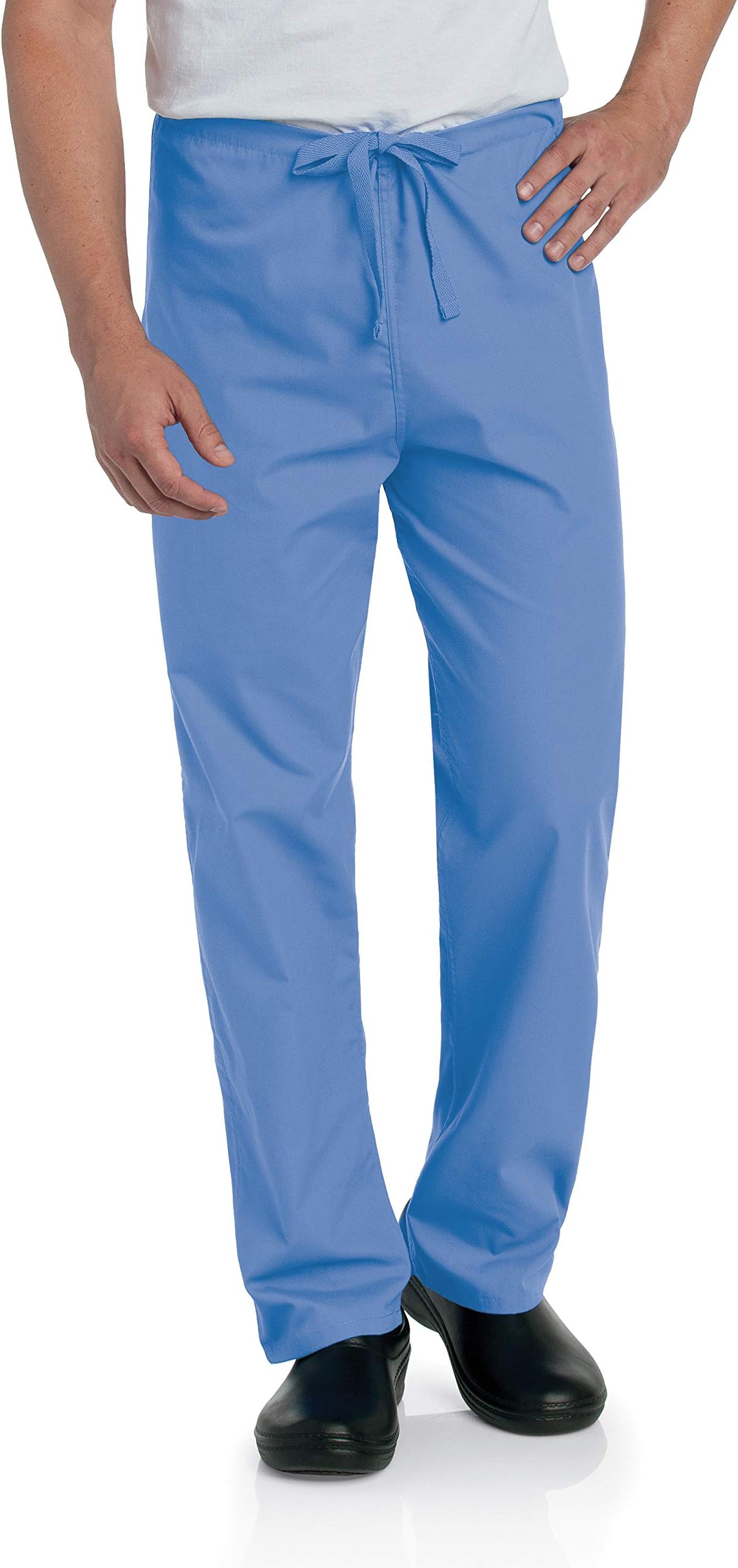 Landau Essentials Unisex Relaxed Fit 1-Pocket Drawstring Scrub Pants 7602