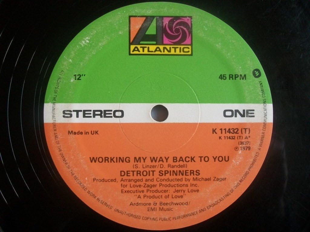 DETROIT SPINNERS Working My Way back To You 12" Amazon.co.uk Music