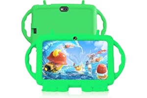 Relndoo Kids Tablet, 7 inch Android 11 Tablet for Kids, 3GB RAM 32GB ROM, Toddler Tablet with Bluetooth, WiFi, Parental Control, Dual Camera, GMS, Shockproof Case, Kids App Pre-Installed