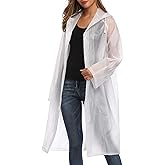 Besshopie EVA Raincoat Waterproof Rain Poncho Reusable Unisex Men Women Long Clear Rain Wear