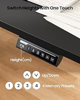 ErGear Electric Standing Desk 120 x 60cm 4 Memory Panel Sit Stand view 4