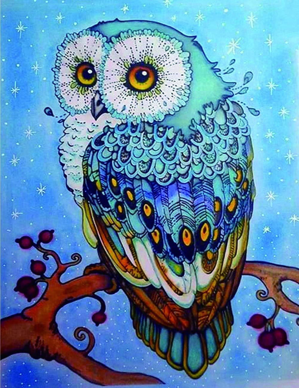 XHLEMON Diamond Painting Kits for Adults Kids, 5D DIY Owl