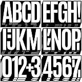 144 PCS Letter Stickers Large Mailbox Numbers and