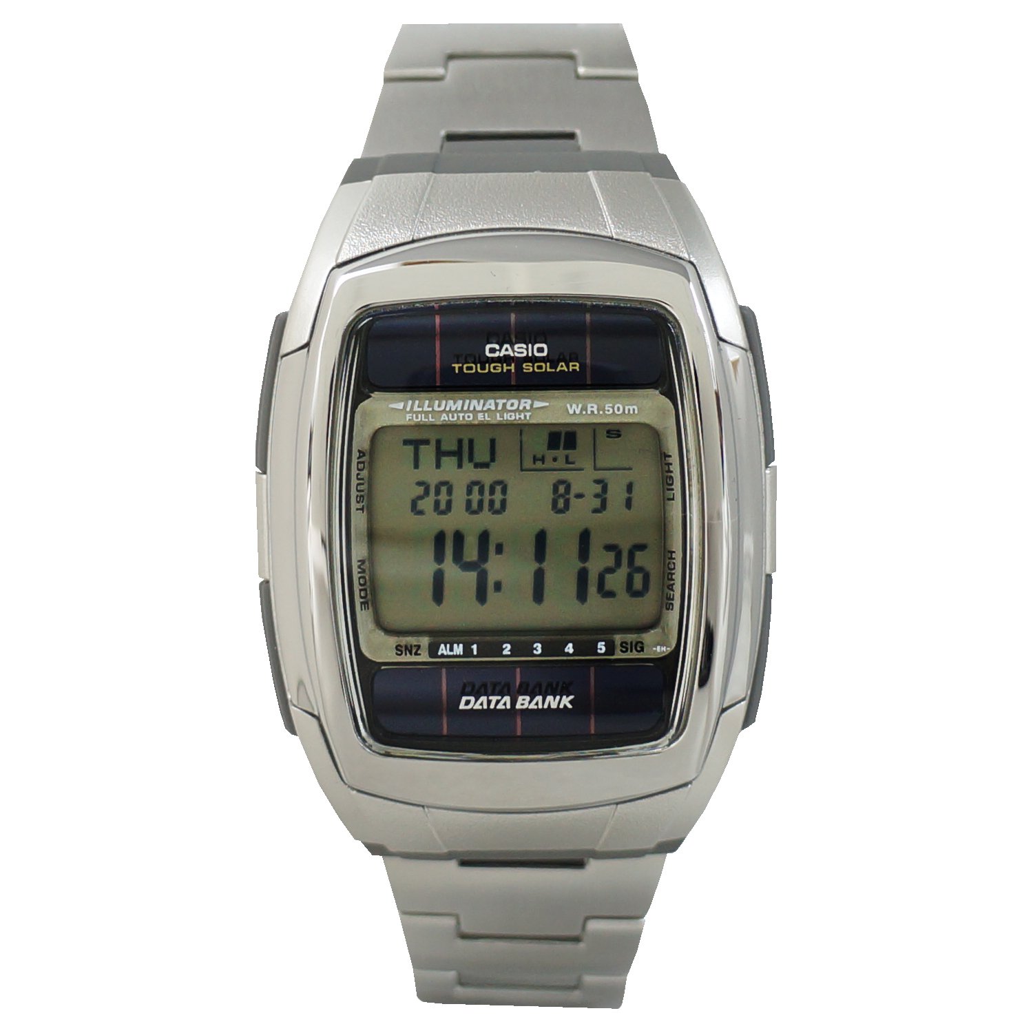 casio tough solar data bank
