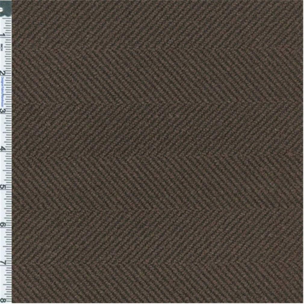 Veedaf Chocolate Herringbone Home Decorating Fabric, Fabric by The Yard