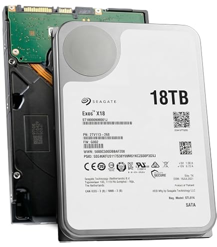 Amazon.com: Seagate Exos X18 ST18000NM005J 18 TB Hard Drive