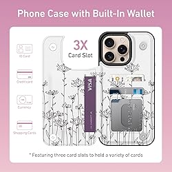 Goodon for iPhone 16 Pro Case Wallet - Flip Folio
