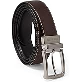 Steve Madden mens Reversible Men's Dress Casual Every Day Leather Belt